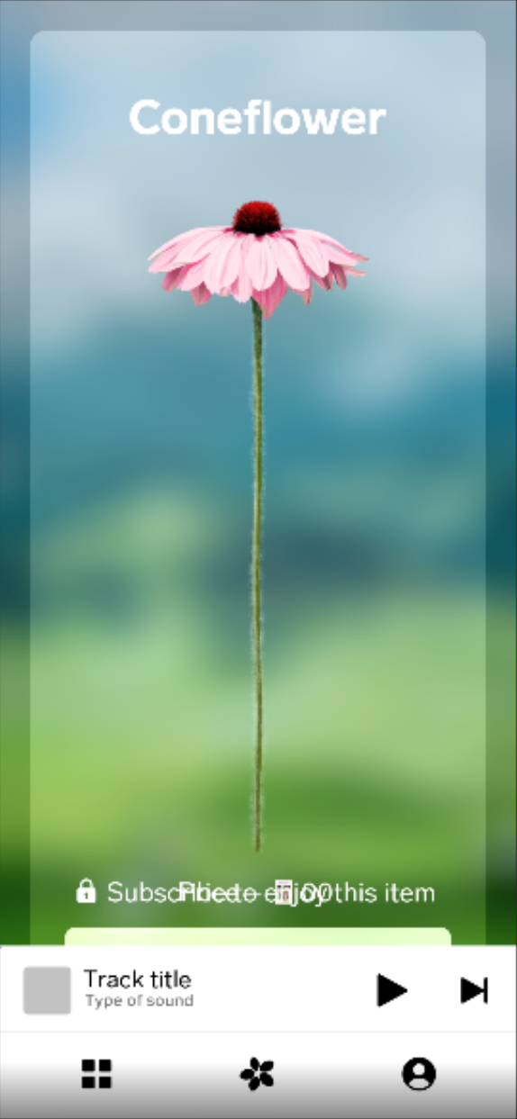 Flower App Prototype UI